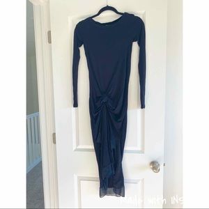 All saints black dress